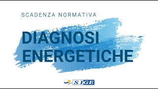 Diagnosi energetica  Scadenza della presentazione dei documenti per il 2023 [upl. by Schlesinger]