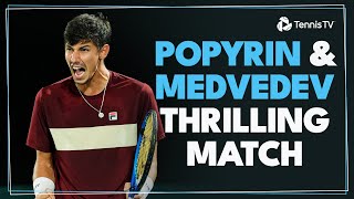 Thrilling Daniil Medvedev amp Alexei Popyrin Encounter 🔥  Paris 2024 Highlights [upl. by Pas]