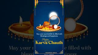 Happy Karva Chauth  PARAMPARA JEWELS  JANKIPURAM LUCKNOW [upl. by Neelyak]