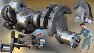 How a broken crankshaft of a truck is assembled in 2 pieces has never been seen before [upl. by Adnaloj]