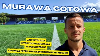 Nowa murawa gotowa  Kotwica może grać w pierwszej lidze [upl. by Etac99]