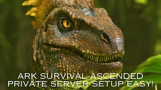 Ark Survival Ascended Dedicated private Server Setup EASY [upl. by Damahom]