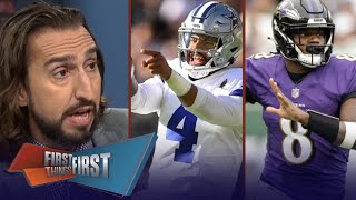 FIRST THINGS FIRST  Nick Wright reacts to MicahIts a prove it weekendquot  Ravens vs Cowboys [upl. by Anniken228]