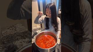 My Hot Pot Soup Base Recipe  So Good shorts [upl. by Ancilin]