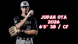 Workout with Future MLB Prospect Judah Ota 2026 [upl. by Fe]