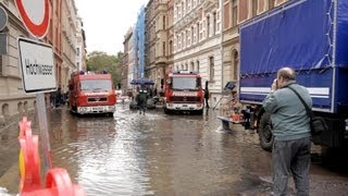 Hochwasser in Halle Saale [upl. by Platus238]