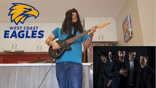 West Coast Eagles Club Song  Birds of Tokyo  Guitar Cover [upl. by Eicyal838]