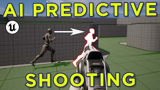 AI Predicting Player Movement UE4UE5 tutorial [upl. by Ellierim]