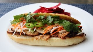 Banh Mi Sandwich  How to Make a Bánh Mì VietnameseStyle Sandwich [upl. by Mirielle]