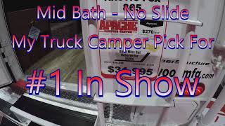 Eagle Cap Truck Campers Seattle RV Show 2020 Plus 1st In Show [upl. by Arodal]