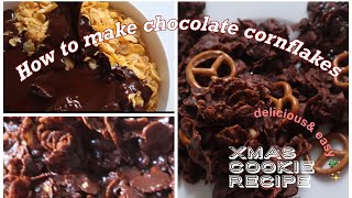 CHOCOLATE CORNFLAKES RECIPE make these for Christmas❤️🎄 [upl. by Annauj]