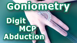 Goniometry  Digit MCP Abduction [upl. by Nyliret548]