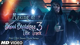 Making of Bhool Bhulaiyaa 3  Title Track Kartik Aaryan  Anees Bazmi  Bhushan Kumar [upl. by Ognimod868]