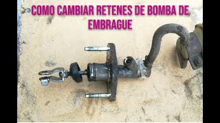 COMO CAMBIAR RETENES DE EMBRAGUE [upl. by Jangro]