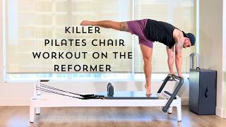 TONE Your Full Body with This Pilate ChairReformer Crossover Workout [upl. by Ybloc426]