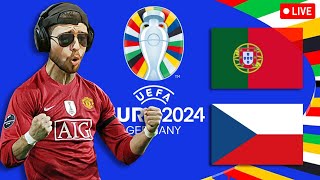 PORTUGALI VS ÇEKI  FUTBOOM WATCHALONG [upl. by Wightman129]