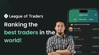 LEAGUE OF TRADERS COLLECT POINTS amp CONVERT IN TOKENS REFERRAL 20 COPY THE MOST PROFITABLE TRADERS [upl. by Thalia]