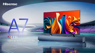 QLED TV A7NQ Smart TV Quantum Dot Colour Dolby Vision Alexa Built in amp VIDAA Voice [upl. by Iman]