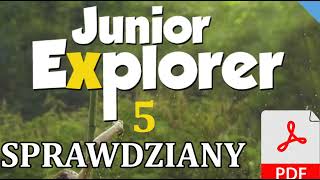 Sprawdziany JUNIOR EXPLORER 5 TESTY PDF [upl. by Nylahsoj]