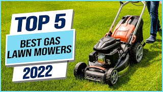 Top 5 Best Gas Lawn Mowers 2023 [upl. by Aynad597]