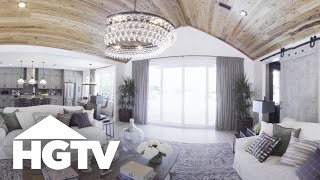 360 Video Tour  HGTV Dream Home 2017  HGTV [upl. by Dermott]