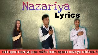 nazariya song  nazariya song lyrics  sad song  2019 Bollywood song  latest Bollywood song [upl. by Ayanahs]