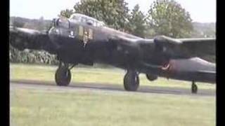 Avro Lancaster Lucky Landing at North Weald 1993 [upl. by Tavia]