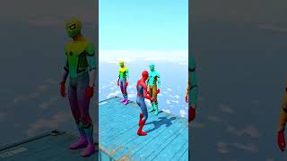 GTA 5 Epic Water Ragdolls  SpiderMan JumpsFails Ep228 Shorts [upl. by Mohandis]