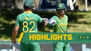 Proteas vs India  2nd Betway ODI Highlights  Boland Park  21 January [upl. by Lehplar]