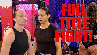 Full Title Fight Ibtissam Kassrioui vs Lavinia Aronson  ECE Xtreme [upl. by Gearalt]