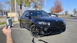 2024 BMW X4 xDrive30i Start Up Test Drive Walkaround POV and Review [upl. by Aneleasor]