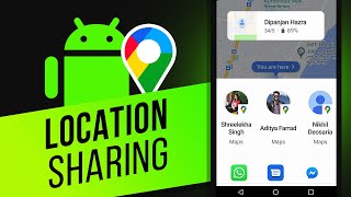 How to Share Your Location on Android  How to Share Your Location Using Google Maps [upl. by Nayab]