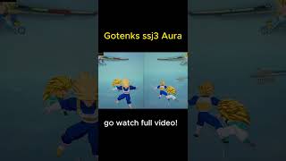 Gotenks ssj 3 vs Future Trunks dragonball dragonballsparkingzero gaming [upl. by Aiuqram]