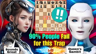 Stockfish 17 Played SECRET Queens Gambit TACTICS AND TRAPS Against LeelaZero You Must Know  Chess [upl. by Mcgray]