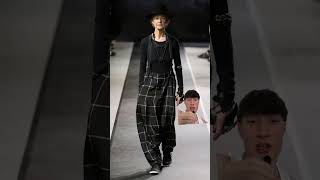 Yohji Yamamoto SS25 continues to delve deeper into the Yohjiuniverse mensfashion fashionweek [upl. by Pergrim958]