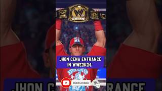 Jhon Cena Entrance in WWE2k24 Game shorts viral wwe wwe2k24 gaming [upl. by Tower376]