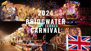 Bridgwater Carnival 2024 I Somerset I UK  Festival  Carnival  Party  History [upl. by Lansing781]