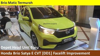 Honda Brio E Satya CVT DD1 Facelift Improvement review  Indonesia [upl. by Renwick]