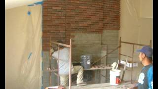 Brick Fix  quotFireplace Makeoverquot  Brick Repair  Concrete Repair [upl. by Eninnaj411]