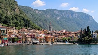 Ferry on Lake Como Italy between Bellagio Varenna amp Menaggio via Fréjus Road Tunnel [upl. by Eiznekcm]