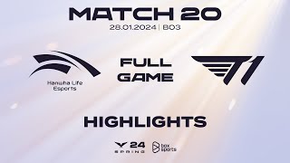 Full Highlights HLE vs T1  Match 20  LCK Mùa Xuân 2024 [upl. by Teodora502]