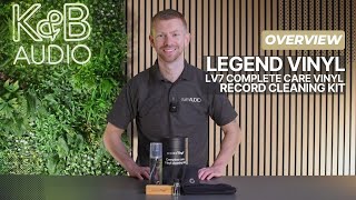 Legend Vinyl LV7 Complete Care Vinyl Record Cleaning Kit  Product Overview [upl. by Peednas830]