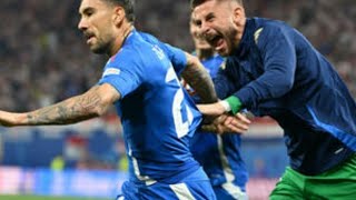 LA TELECRONACA DI FABIO CARESSA SUL GOL DI ZACCAGNI ITALIACROAZIA 11 italia euro2024 caressa [upl. by Aydiv469]