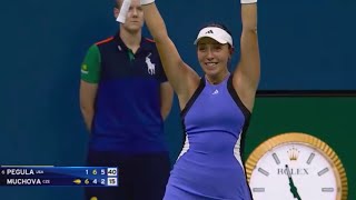 Jessica Pegula emotional 🥲 after defeating Karolina Muchova to make her first Slam Final 🏆 [upl. by Grose]