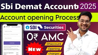 sbi securities demat account opening 2025  SBI demat account opening Process Charges features [upl. by Halyahs]