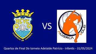 TAP 2024 Infantis AC Vale Cavala VS CD Alverca Volei [upl. by Kort962]