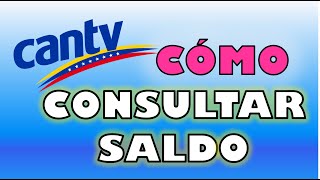 CANTV  ☎ Otra Forma de CONSULTAR SALDO [upl. by Eynttirb]