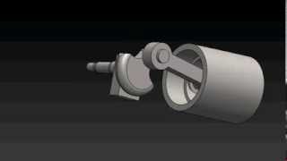 SolidworksSimulación de un Piston [upl. by Retsub]