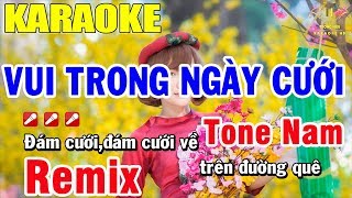 karaoke vui Trong Ngày Cưới Remix Tone Nam Nhạc Sống Cựu Mạnh  Trọng Hiếu [upl. by Tteltrab98]