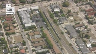 Brightline train hits kills pedestrian in Lake Worth Beach [upl. by Ahsii]